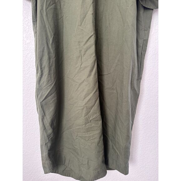 Gap Army Green Shirttail Hem Dress Womens XL Tall NWT - Picture 5 of 9